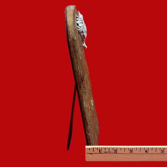 Vintage Enric Metal Rooster Wooden Photo Picture Frame - Picture 12 of 12